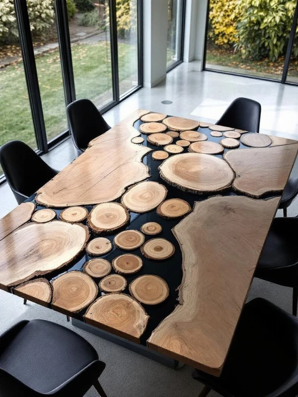 Cross Cut Dining Table (D3)